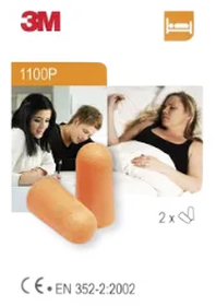 Kuva 3M 1100 Korvatulpat vaahtomuovi, 2 paria