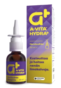 Kuva A-Vita Hydra+ Nenäsuihke 20 ml