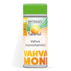Kuva Apteekin Sana-sol Vahva Monivitamiini 200 tabl./190 g