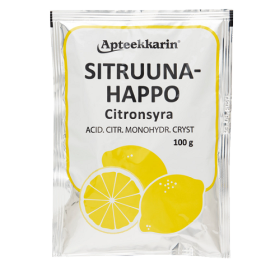 Kuva Apteekkarin Sitruunahappo, 100 g