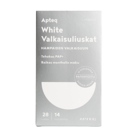 Kuva Apteq White valkaisuliuskat 28 kpl