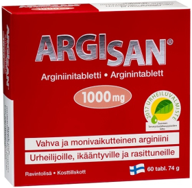 Kuva Argisan arginiinitabletti 1000 mg 60 tabl