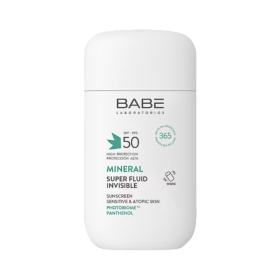 Kuva Babe Mineral Sunscreen Super Fluid 50 SPF aurinkovoide kasvoille 50 ml