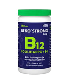 Kuva Multivita Beko Strong B12+Foolihappo+B6 150 tabl