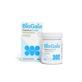 Kuva Biogaia Gastrus Pure maitohappobakteerivalmiste 60 kaps