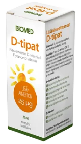 Kuva Biomed D-vitamiinitipat 20ml