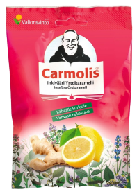 Kuva Carmolis Inkivääri Kurkkukaramelli 75 g