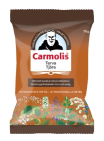 Kuva Carmolis Terva kurkkukaramelli 75 g