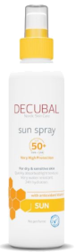 Kuva Decubal Body Sunspray SPF50+ pullo 180 ml