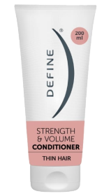 Kuva Define Strength & Volume Hoitoaine hennoille hiuksille 200ml