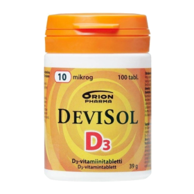 Kuva DeviSol 10 mcg 100 tabl.
