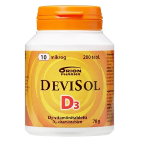Kuva DeviSol 10 mcg 200 tabl.
