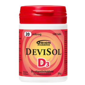 Kuva DeviSol 20 mcg 100 tabl.