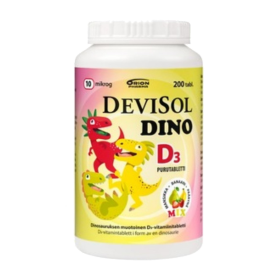Kuva Devisol Dino Mix 10 mikrog 200 purutabl