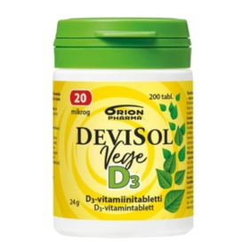 Kuva DeviSol Vege 20 mcg 200 tabl.