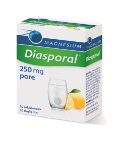 Kuva Diasporal Magnesium 250 mg pore, 20 poretabl.
