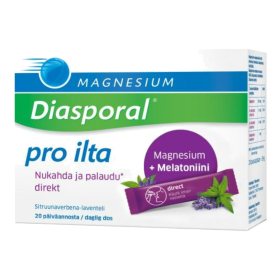 Kuva Diasporal magnesium pro ilta Direkt 20 kpl