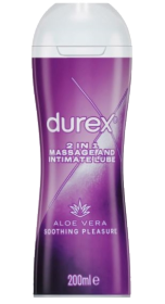 Kuva Durex Play Massage 2in1 Aloe Vera liukuvoide 200ml