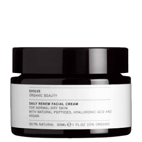 Kuva Evolve Organic Beauty Daily Renew Facial Cream Uudistava kasvovoide Matkakoko 30 ml
