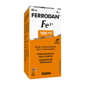 Kuva Ferrodan Fe2+ 100 mg 60 tabl. 