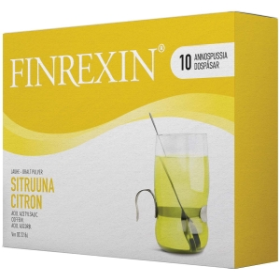 Kuva FINREXIN sitruuna 10 x 5 g jauhe