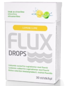 Kuva Flux Drops Lemon/Lime imeskelytabletti 30 kpl