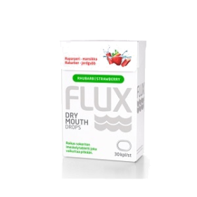 Kuva Flux Dry Mouth Raparperi-mansikka 30 imeskelytabl.