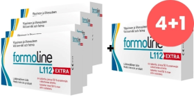 Kuva Formoline L112 EXTRA 750 mg tabletti säästöpakkaus 320 kpl (5 x 64 tabl) painonhallintaan tarkoitettu rasvansitoja