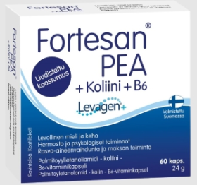 Kuva Fortesan PEA + Koliini + B6 60 kaps 