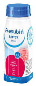 Kuva Fresubin Energy Drink, mansikka, 4 x 200 ml