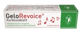 Kuva GeloRevoice Kurkkutabletti Kirsikka-Mentoli 20 tabl.