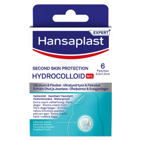 Kuva Hansaplast Second Skin Protection Hydrocolloid M/L 6 kpl