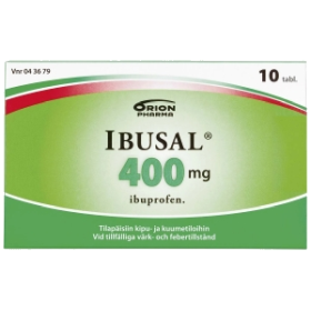 Kuva IBUSAL 400 mg 10 fol tabl, kalvopääll