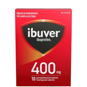 Kuva IBUVER 400 mg 10 fol tabl, kalvopääll