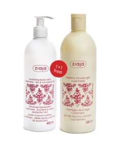 Kuva Ziaja Kashmir vartalovoide 400 ml + suihkusaippua 500 ml