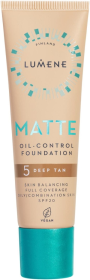 Kuva Lumene Matte Oil-control meikkivoide SPF20, sävy 5 Deep Tan 30 ml