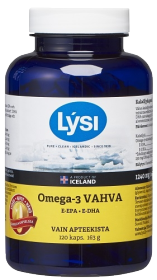 Kuva Lysi Omega-3 Vahva kalaöljykapseli 120 kaps.