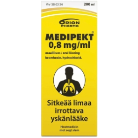 Kuva MEDIPEKT 0,8 mg/ml 200 ml oraaliliuos