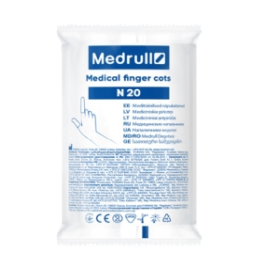 Kuva Medrull Finger Cots sormisuoja lateksi 20kpl