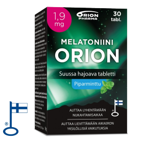Kuva Melatoniini Orion 1,9 mg piparminttu suussa hajoava 30 tabl.