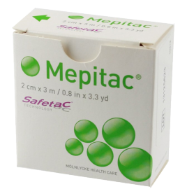 Kuva Mepitac Safetac kiinnitysteippi 3 m x 2 cm, 1 kpl