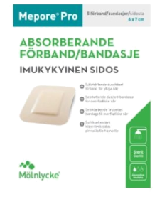 Kuva Mepore Pro 6x7cm haavasidos suihkunkestävä 5kpl
