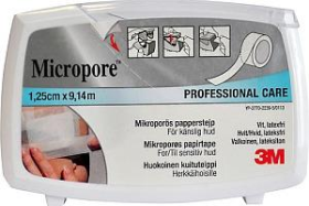 Kuva Micropore haavateippi valkoinen katkokela 12,5mm x 9,1m