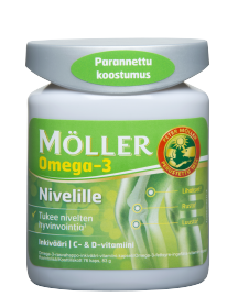 Kuva Möller Omega-3 Nivelille, 76 kaps