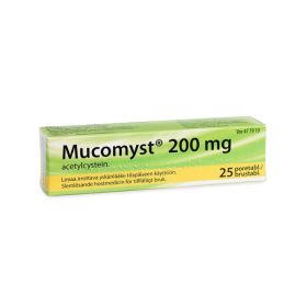 Kuva MUCOMYST 200 mg 25 kpl poretablettia