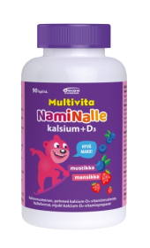 Kuva Multivita Naminalle kalsium+D3 90 tabl 100mg/5mcg
