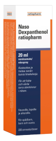 Kuva Ratiopharm Naso Dexpanthenol nenäsumute 20 ml