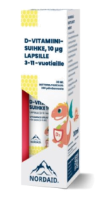 Kuva Nordaid 10 mcg D-vitamiinisuihke lapsille 30 ml
