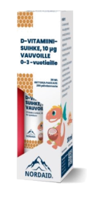 Kuva Nordaid 10 mcg D-vitamiinisuihke vauvoille 30 ml