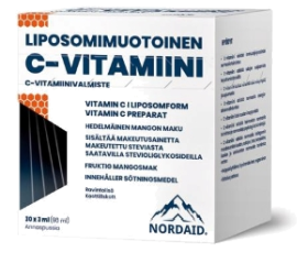 Kuva Nordaid Liposomaalinen C-vitamiini 30x3 ml / 90 ml / 1000 mg